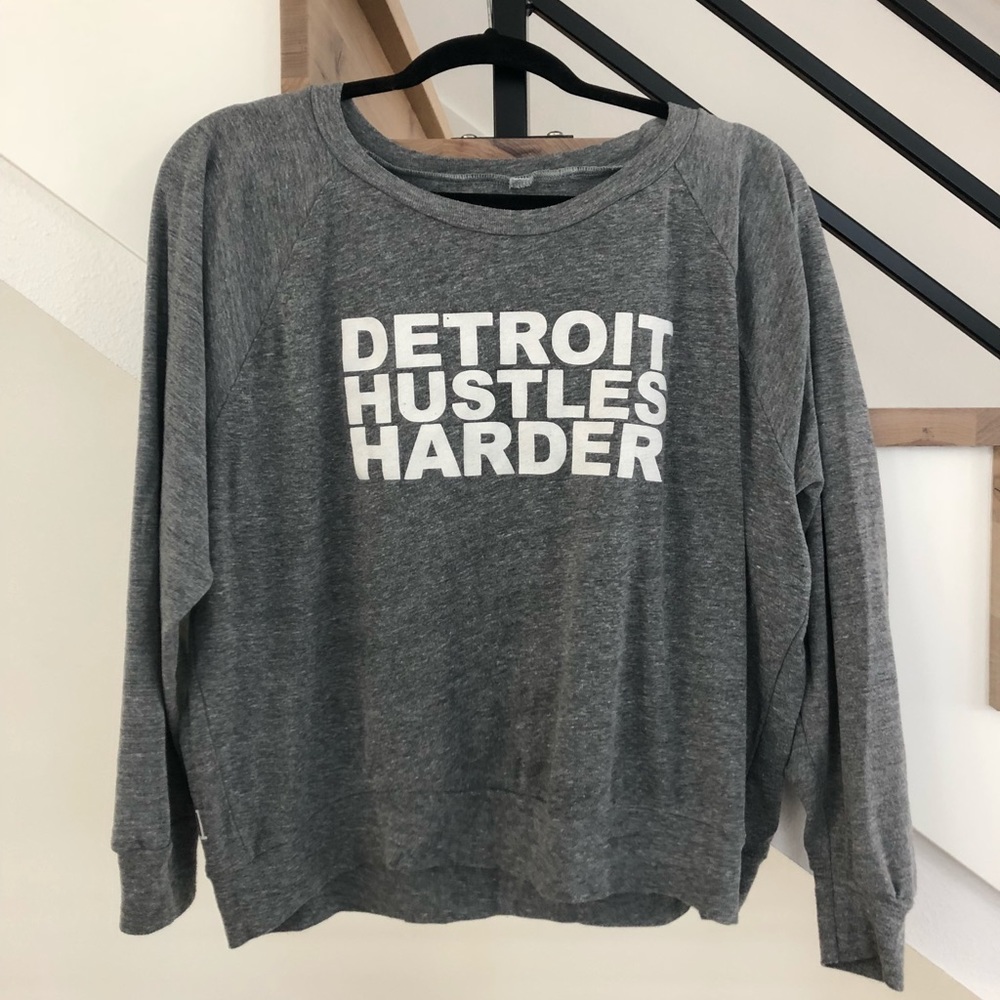 Detroit Hustles Harder Sweatshirt